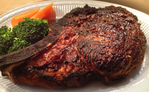 Bone-in ribeye steak